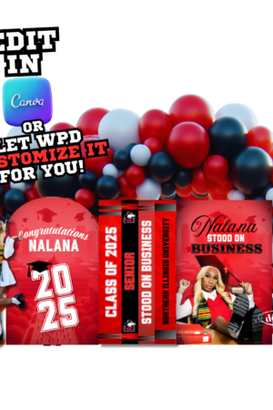 Graduation Standee 3 Designs -RED