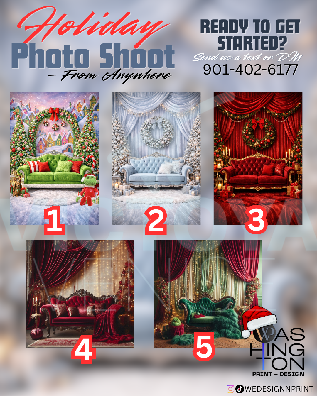 Virtual Holiday Photo Shoot – Luxury Holiday Portraits - Image 3